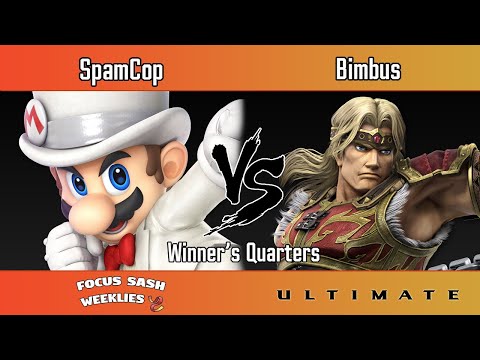Focus Sash #6 - SpamCop (Mario) Vs. Bimbus (Simon) - Winner's Quarters - Smash Ultimate