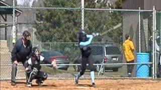 preview picture of video 'Carlee Baumgardner 03/19/2011 Copley Scrimmage - 1st AB - RBI'