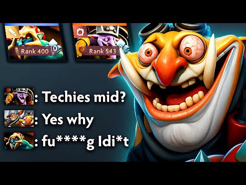 When 16,000 MMR players blame me for picking Techies mid
