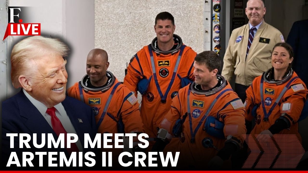 Trump LIVE: U.S. President Greets Artemis II Space Mission Astronauts | White House