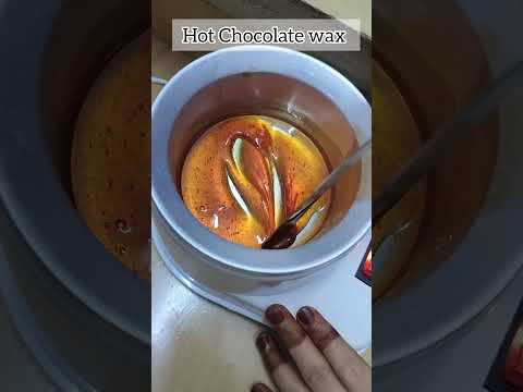 Hot Chocolate waxing mixing #wax #waxing #shorts #shortvideo #viral #youtubeindia #youtubeshorts