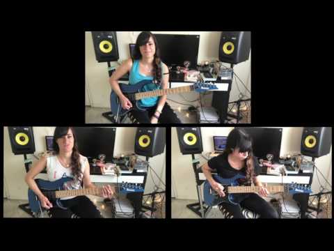 Nili Brosh // Steve Vai Cover - Three Nili's Play "The Attitude Song"!