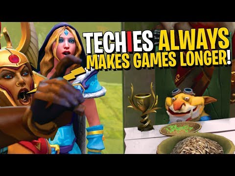Techies ALWAYS Makes The Game Longer* - DotA 2