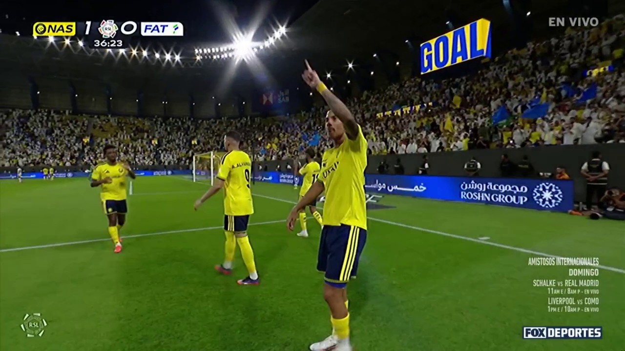 🥳 GOL DE ANGELO | Al Nassr 1-0 Al Fateh | Jornada 1 | SPL 2026