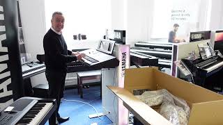Video thumbnail for Unboxing A Yamaha PSR-SX720 Arranger Workstation Keyboard & First Impression From Graham Blackledge by Rimmers Music