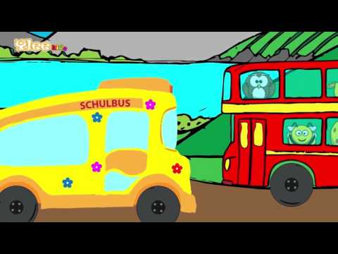 Kolesa avtobusa se vrte - Die Räder vom Bus - Yleekids Slovensko