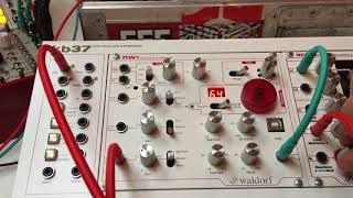 Video thumbnail for Waldorf vcf1 and mod1 test by Stefan Robbers