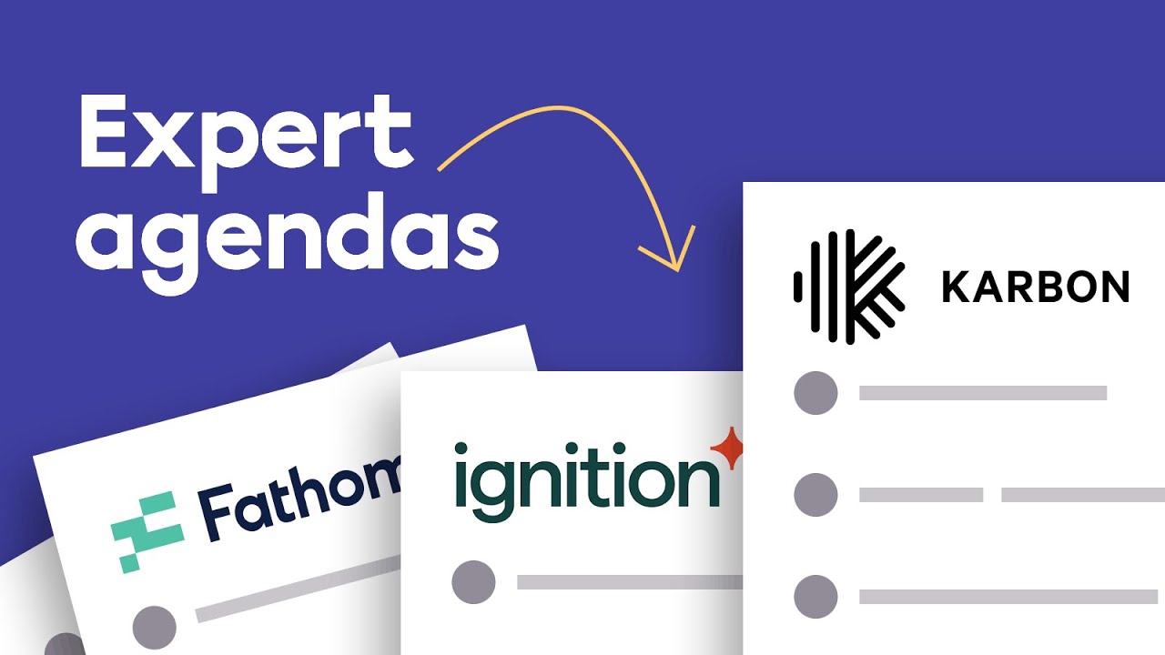 Expert meeting agenda templates for accounting practices