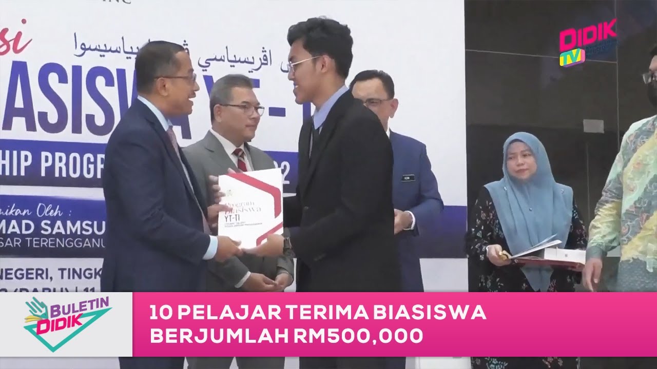 Buletin Didik (2023) | 10 Pelajar Terima Biasiswa Berjumlah RM500,000