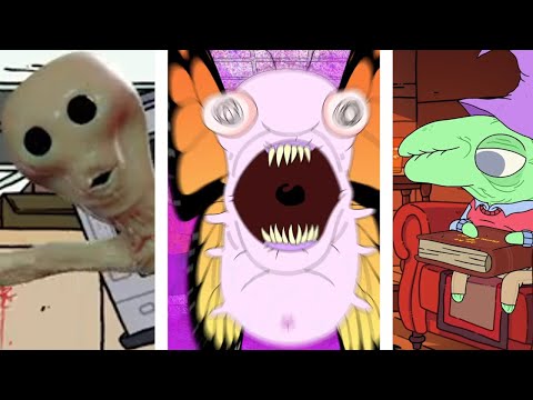 Moments before credits in Smiling Friends for 5 minutes