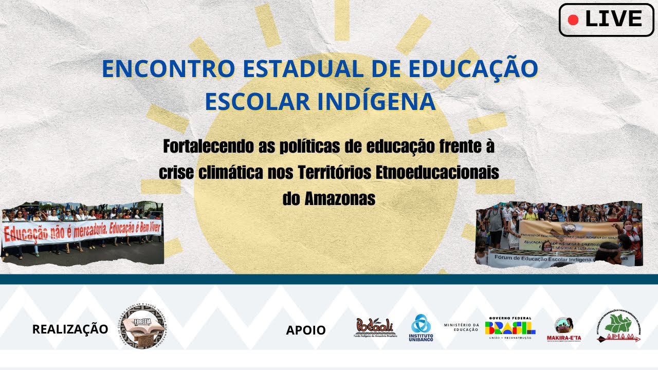Encontro Estadual de Educação Escolar Indígena - AMAZONAS  - DIA 1