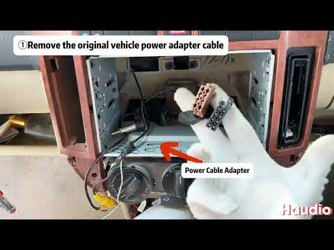 How To install the Huadio CVD7496-AJ 7" Double Din Car Stereo