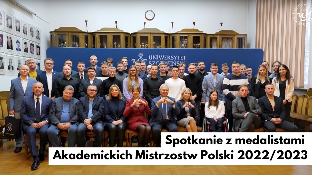 Spotkanie z medalistami Akademickich Mistrzostw Polski 2022/2023