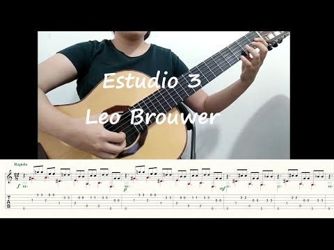 Estudio sencillo N°3 -  Leo Brouwer (Tabs)