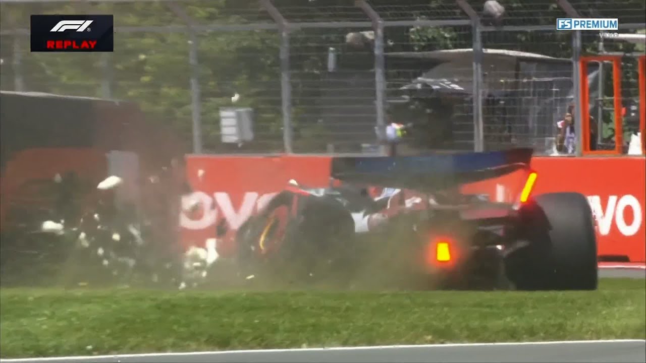 ¡Tremendo CHOQUE de Charles LECLERC en la Práctica 1!