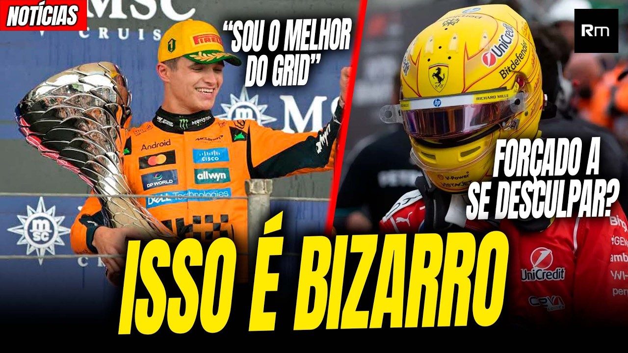 HAMILTON E AS DESCULPAS PÚBLICAS / NORRIS DÁ FORTE DECLARAÇÃO / PIASTRI PERDIDO / RED BULL ADUO