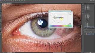 Photoshop : Making Clear Eyes By Removing Red Veins In Eyes
