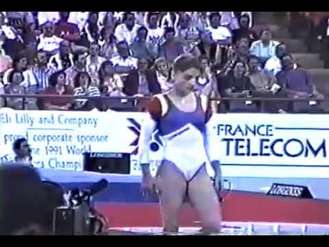 3rd Team ROM Eugenia Popa V   1991 World Gymnastics Championships 9 812