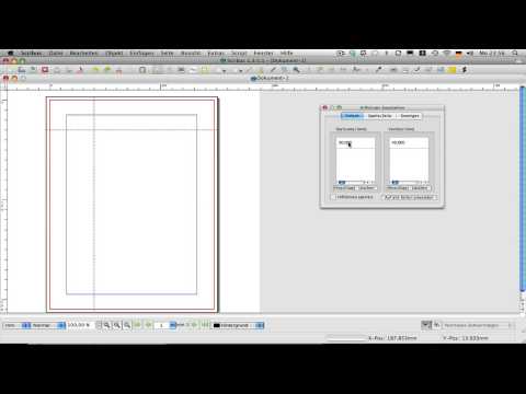 Scribus - Eine neue Datei und Hilfslinien erstellen mit Scribus © www.gemeindebrief-in-farbe.de