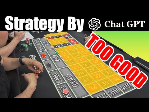 A GOOD Roulette Strategy that works - Chat GPT