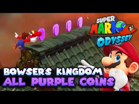 All 100 Purple Coins in Bowser's Kingdom Guide | Super Mario Odyssey