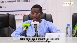 GOUVERNANCE : Cérémonie d'ouverture Table Ronde post électorale ONG IMANI Niger 2021