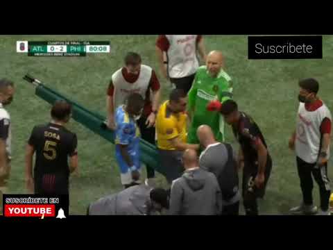 pelea entre jugadores atlanta united vs Philadelphia union