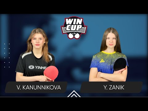 11:15 Vasylysa Kanunnikova  - Yulianna Zanik West 2 WIN CUP 12.08.2024 | TableTennis WINCUP