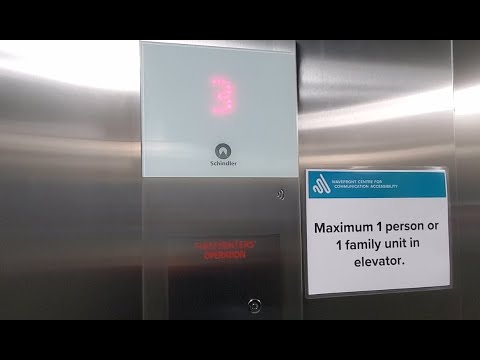 Newer Schindler 3300 MRL Traction Elevator at 2005 Quebec St. - Vancouver BC