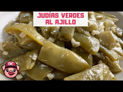 Judías Verdes Salteadas al Ajillo 🫛 ¡Receta con Judías!