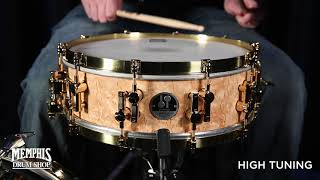Video thumbnail for Sonor 14x5 Artist Series Maple Snare Drum - Scandinavian Birch by Memphis Drum Shop