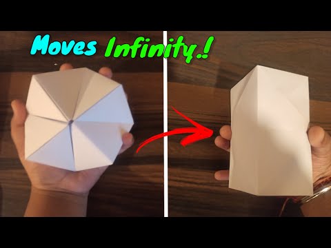 How To Make a Paper MOVING FLEXAHEDRON - Fun & Easy Origami | Crisp Origami | #origami