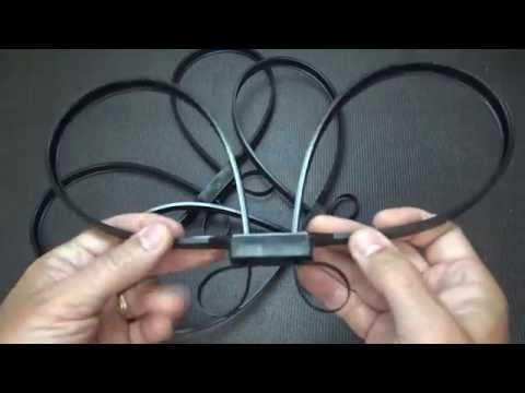 YouTube video about: How to make zip tie handcuffs?
