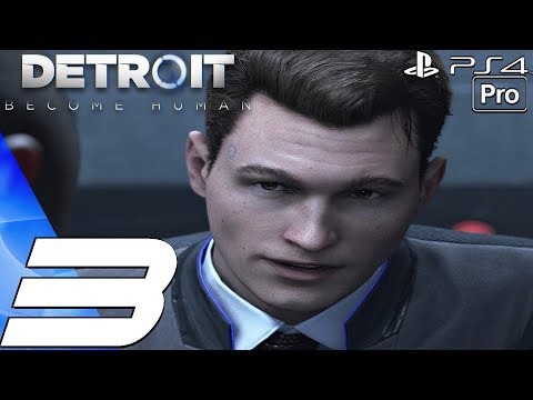 Detroit Become Human - Gameplay Walkthrough Part 3 - Interrogation & Fugitives (PS4 PRO)
