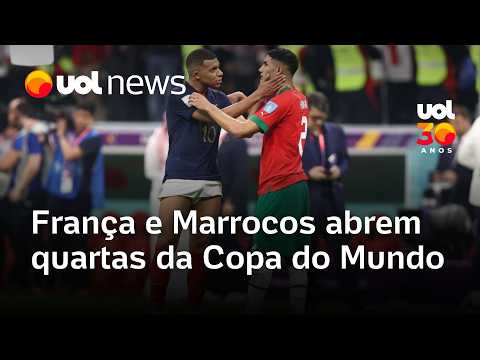 França e Marrocos abrem as quartas de final da Copa com trabalhos que servem de modelo ao Brasil