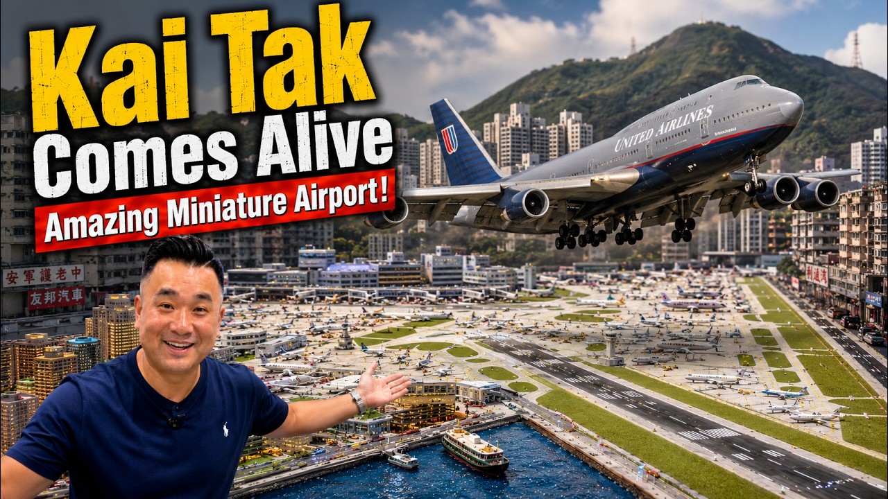 Hong Kong’s Kai Tak Airport Comes Back to Life!