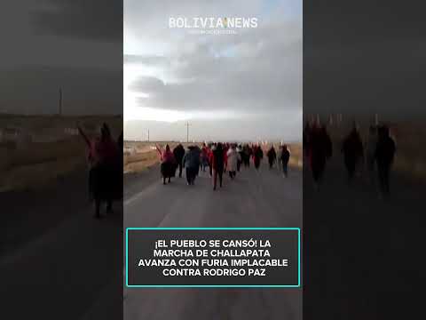 🚨 ¡MÁXIMA TENSIÓN! Marcha de Challapata lanza dura advertencia a Rodrigo Paz