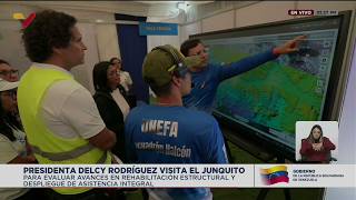 Delcy Rodríguez visita El Junquito este 15 de julio tras terremotos