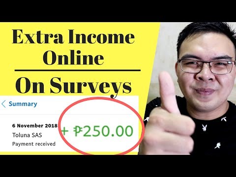 Earn Money Online 250 to 500 pesos Doing Surveys Philippines - Toluna Video
