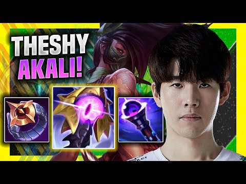 THESHY IS SO GOOD WITH AKALI! - IG TheShy Plays Akali Top vs Poppy! | Season 11