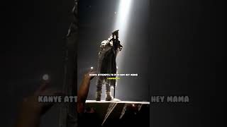 Kanye attempts to perform Hey Mama🐻 #Shorts