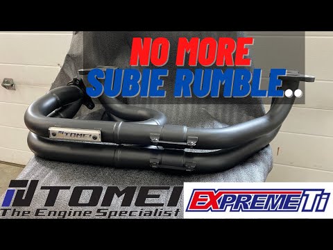 TOMEI EQUAL LENGTH HEADER INSTALL! (STI)