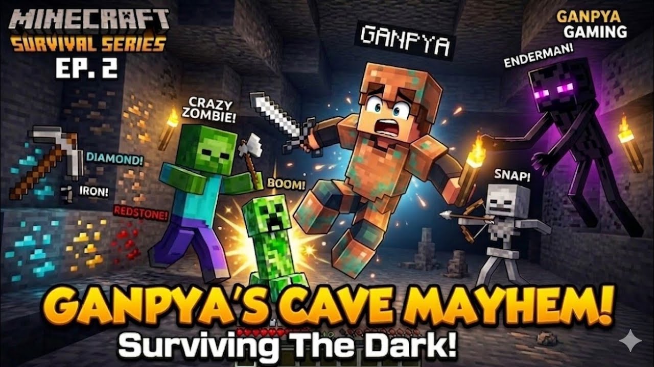 Finding Diamonds & Surviving Mobs! - Minecraft Survival Series Ep. 2 /👍➡️🔔#minecraft 