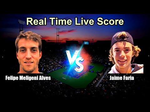 Felipe Meligeni Alves vs Jaime Faria Live Score - ATP Challenger Sao Paulo, Brazil Men Singles