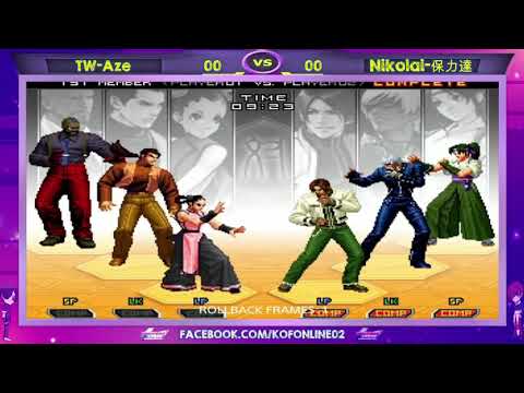 Aze (阿泽) Vs Nikolai-保力達 FT10 KOF 2002 UM - Travando combates a séculos
