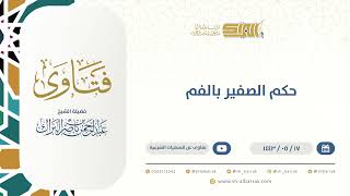 حكم الصفير بالفم - الشيخ عبدالرحمن البراك (13374) image