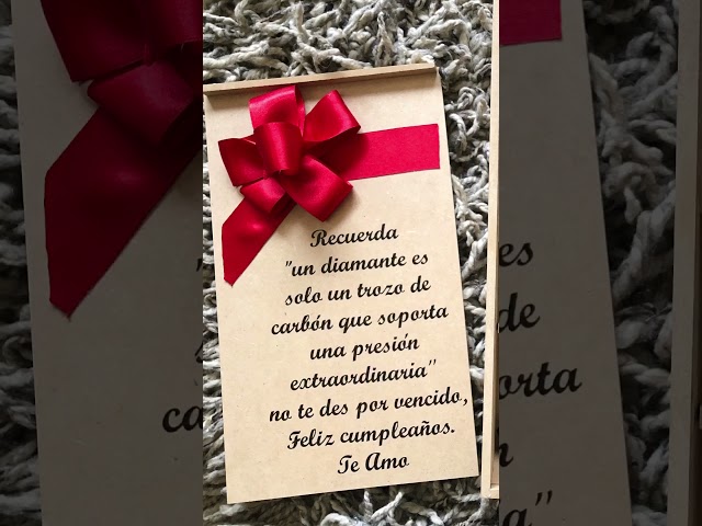 Vídeo relacionado con Genérico Botella de Vino Personalizada Caja Regalo Pareja Amigo Amiga Novio Novia San Valentín Cumpleaños (Tinto Rioja, Solo Botella)