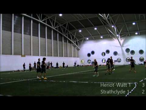 Heriot-Watt 1 vs Strathclyde 1 Mixed Indoor Regionals 2015