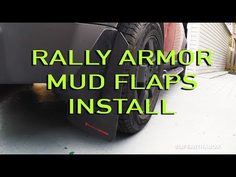 Rally Armor Mud Flaps Install on my Honda Element