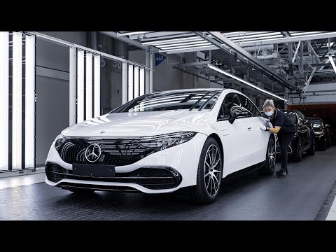 2022  Mercedes-Benz EQS 🏭 Production Plant 🏭 How it's made?